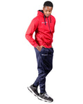 Tuta Givova King in Polarfleece (Sorrento) - ROSSO/BLU
