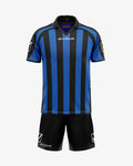 Completo Givova Kit Supporter MC - NERO/AZZURRO