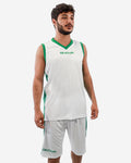 Completo Givova Kit Power Interlock - BIANCO/VERDE