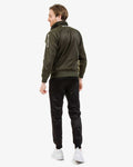 GIVOVA TUTA VISA TRIACETATO VERDE MILITARE/NERO extra