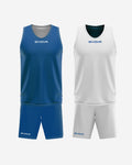 Completo Givova Kit Double in Mesh - AZZURRO/BIANCO