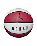 Pallone da basket Jordan Playground 8P bianco e rosso per playground