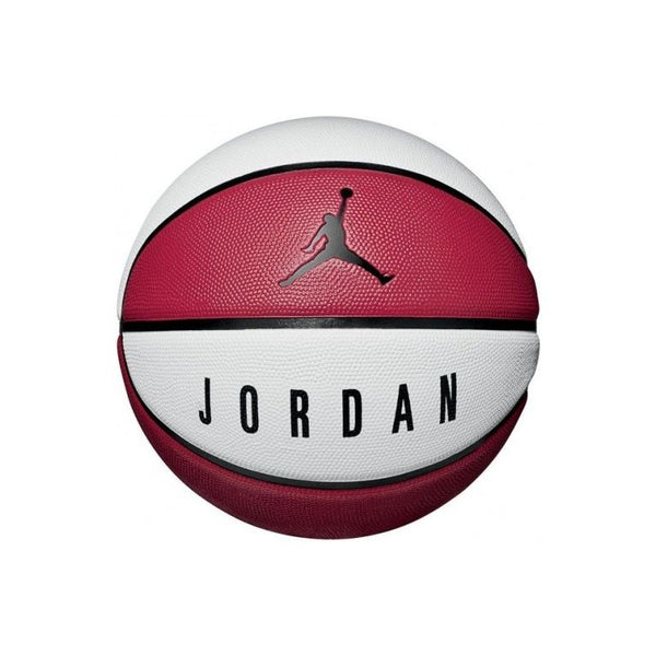 Pallone da basket Jordan Playground 8P bianco e rosso per playground Air Jordan Planet Sport Italia