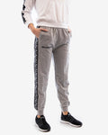 GIVOVA PANTALONE TERRY BAND - GRIGIO MELANGE CHIARO