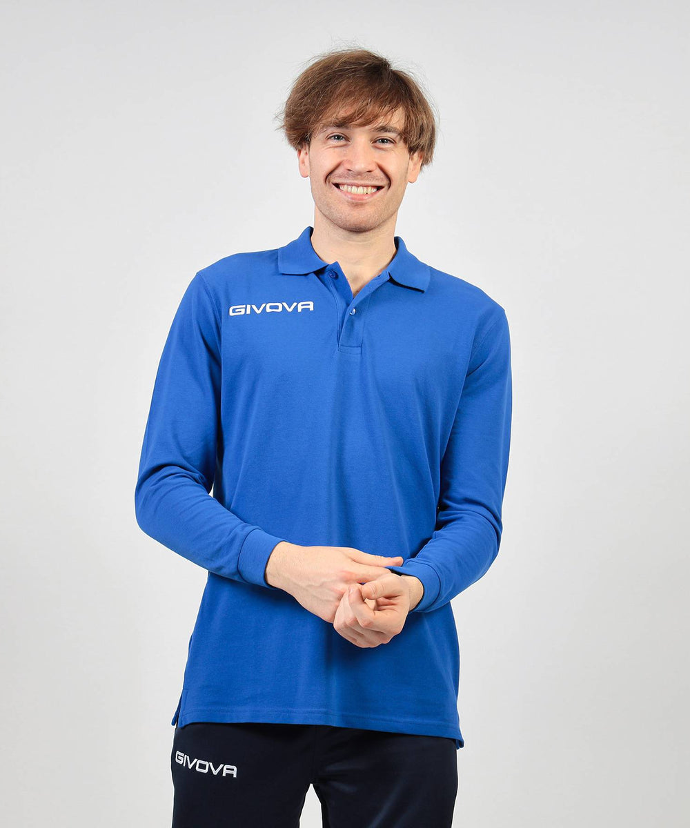 AZZURRO Givova Polo Planet Sport Italia