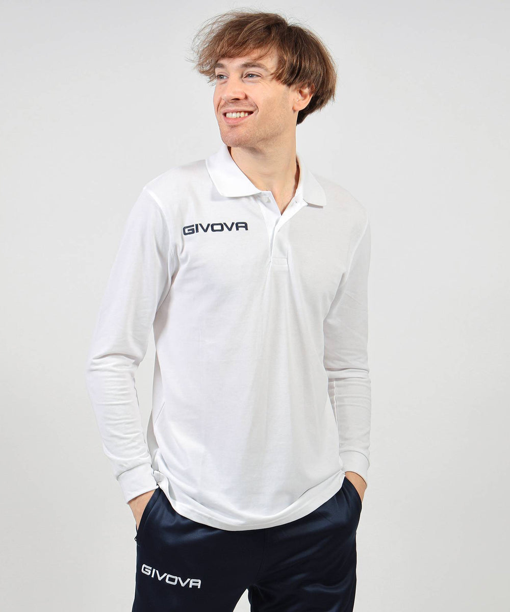 BIANCO Givova Polo Planet Sport Italia