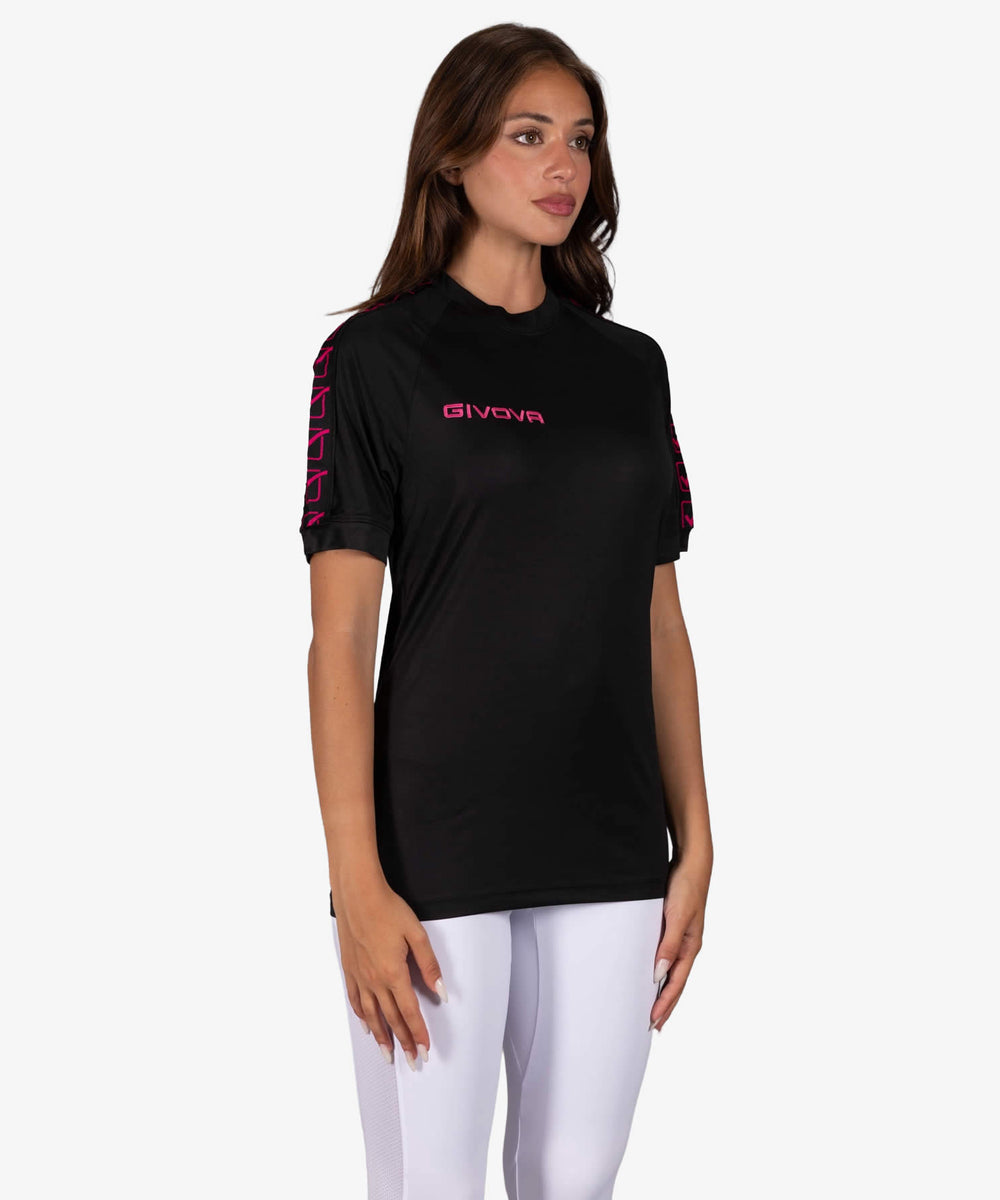 NERO/FUXIA FLUO Givova Maglie e T-Shirt Planet Sport Italia