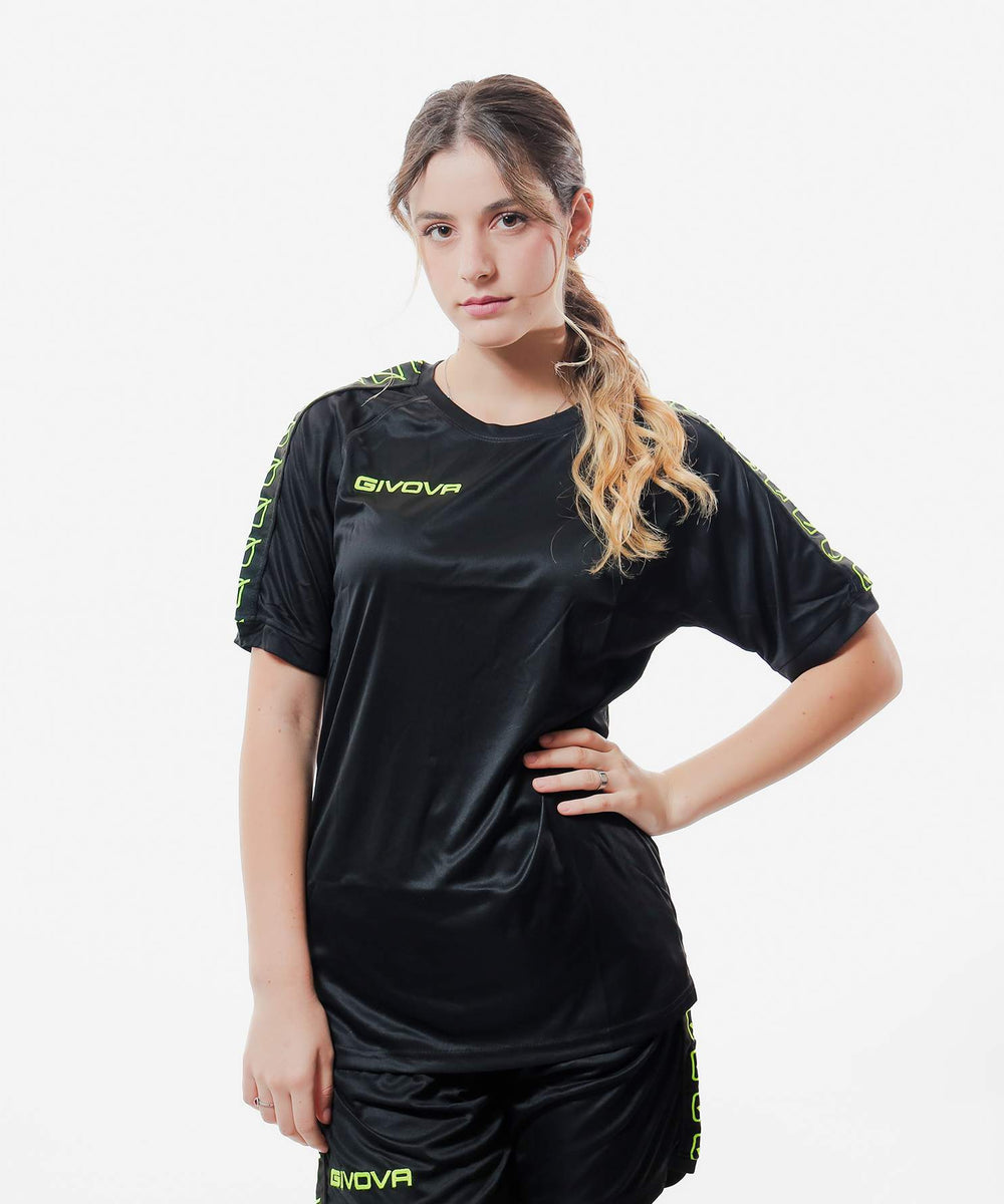 NERO/GIALLO FLUO Givova Maglie e T-Shirt Planet Sport Italia