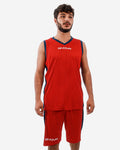 Completo Givova Kit Power Interlock - ROSSO/BLU