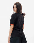 Polo Givova Cotone Piquet Action - NERO/ARANCIO FLUO