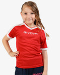 Maglia Givova Shirt Revolution Interlock - ROSSO/BIANCO