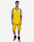 Completo Givova Kit Power Interlock - GIALLO/AZZURRO