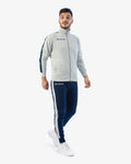 GRIGIO MELANGE CHIARO/BLU