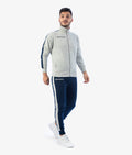 GRIGIO MELANGE CHIARO/BLU