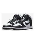 Nike Dunk Hi Retro nere e bianche, sneakers alte dal taglio retro