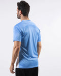 Maglia Givova Shirt Stripe M/C Interlock - CELESTE/BIANCO