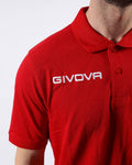 Polo Givova Cotone Piquet Summer - ROSSO