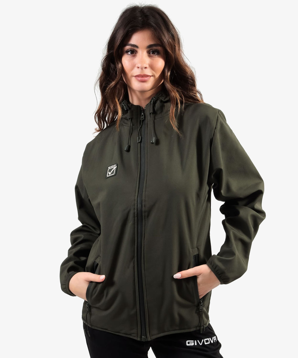 VERDE MILITARE Givova Giacche e Giubbotti Planet Sport Italia