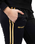 Tuta Givova Revolution Summer Donna - NERO/ORO