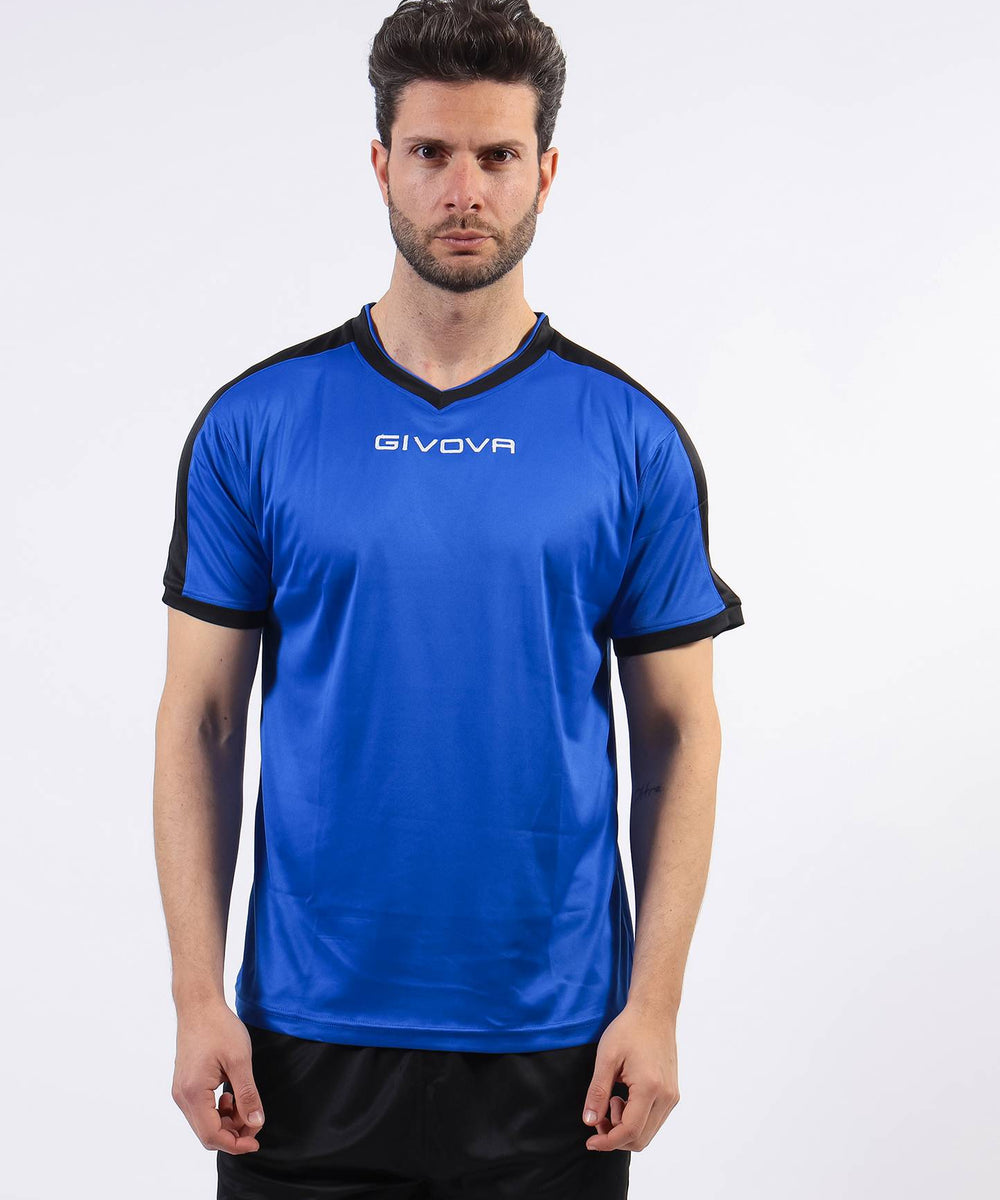 AZZURRO/NERO Givova Maglie e T-Shirt Planet Sport Italia