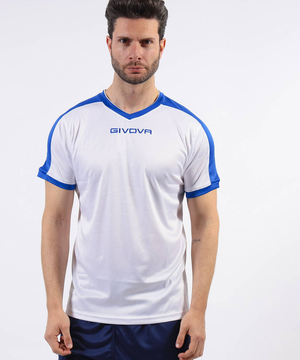 BIANCO/AZZURRO Givova Maglie e T-Shirt Planet Sport Italia