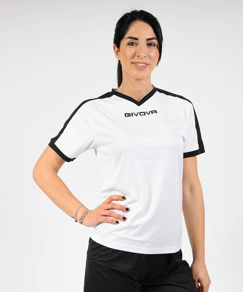 BIANCO/NERO Givova Maglie e T-Shirt Planet Sport Italia