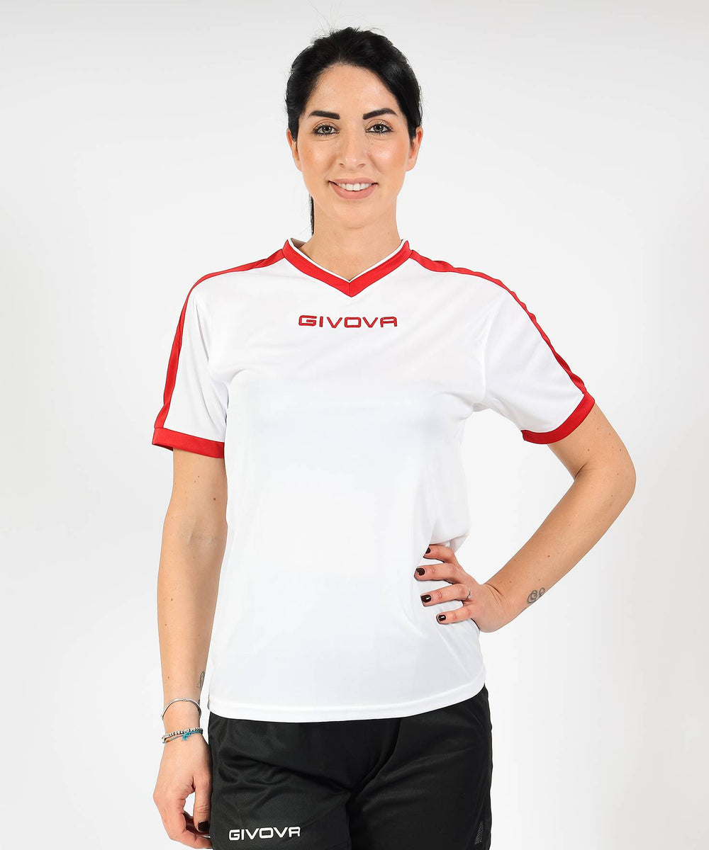 BIANCO/ROSSO Givova Maglie e T-Shirt Planet Sport Italia