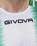Maglia Givova Shirt Stripe M/C Interlock - VERDE/BIANCO