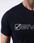 T-Shirt Givova Cotone Mondo - BLU
