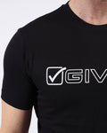 T-Shirt Givova Cotone Mondo - NERO