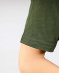 T-Shirt Givova Cotone Mondo - VERDE MILITARE/BIANCO