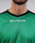 Maglia Givova Shirt Revolution Interlock - VERDE/NERO