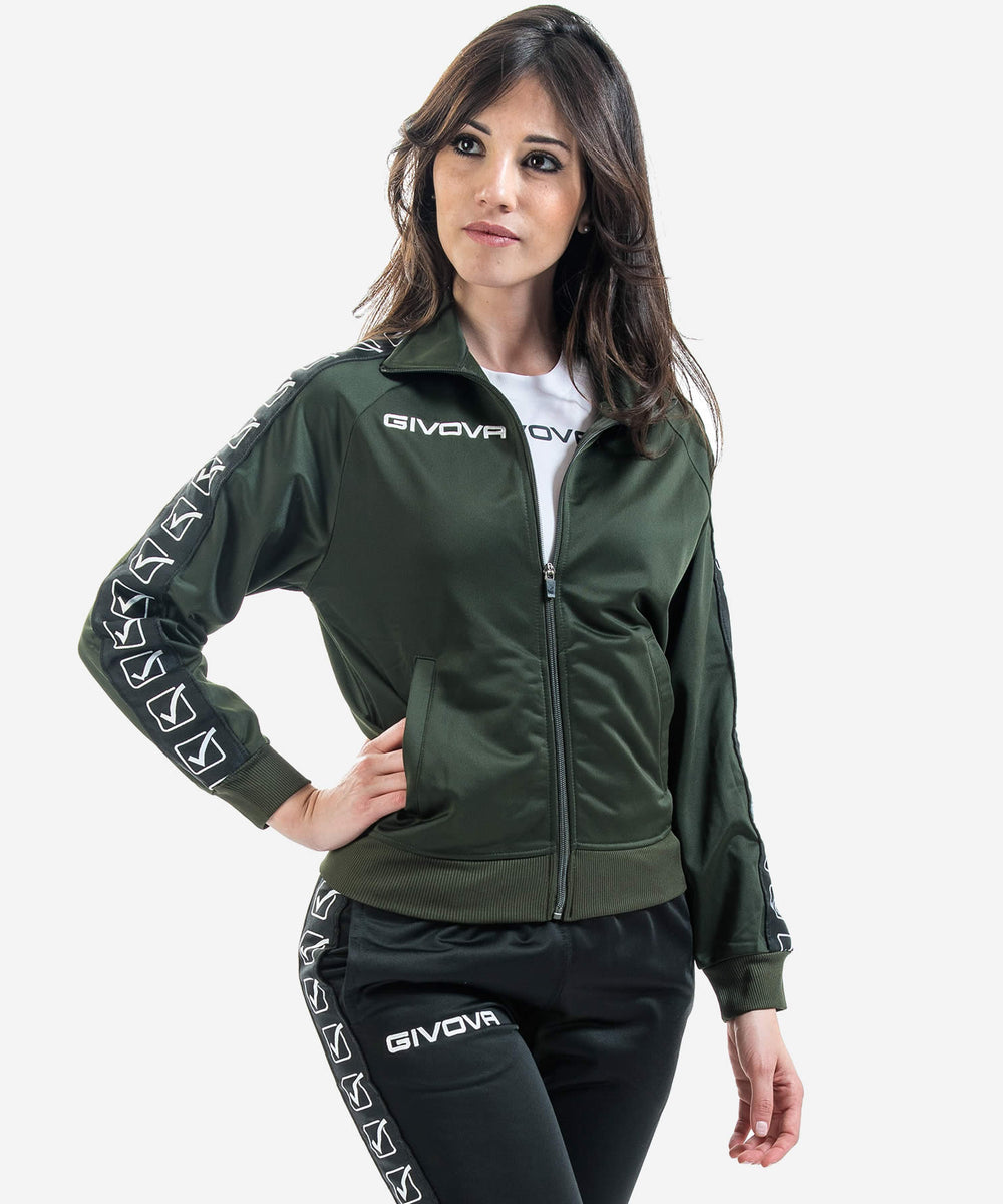 VERDE MILITARE Givova Giacche e Giubbotti Planet Sport Italia