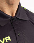 Polo Givova Club - NERO/GIALLO FLUO
