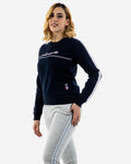 Tuta Givova Donna 100 G/Collo con Banda in Felpa - BLU/GRIGIO CHIARO