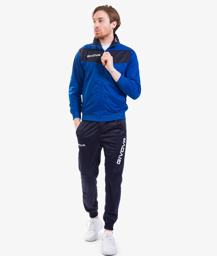 Tuta Visa Azzurro Blu Givova Planet Sport Italia