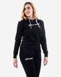 Tuta Givova Donna 105 Paillettes con Capp in Felpa - NERO/BIANCO