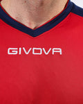 Maglia Givova Shirt Revolution Interlock - ROSSO/BLU