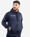Felpa Givova Polarfleece (Full Zip) 500 - BLU