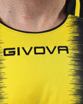 Maglia Givova Shirt Stripe M/C Interlock - GIALLO/NERO
