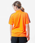 Polo Givova Club - ARANCIO FLUO/NERO