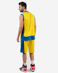 Completo Givova Kit Power Interlock - GIALLO/AZZURRO