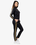 Tuta Givova Revolution Summer Donna - NERO/ORO