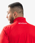 Tuta Givova One Full Zip Polarfleece - ROSSO/NERO