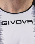 Maglia Givova Shirt Stripe M/C Interlock - BIANCO/NERO