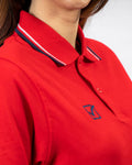 Polo Givova Cotone Piquet Action - ROSSO/BLU