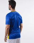 Maglia Givova Shirt Stripe M/C Interlock - AZZURRO/GIALLO