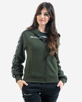 Felpa Givova Full Zip Band - VERDE MILITARE
