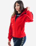 Felpa Givova Full Zip Band - ROSSO