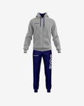 Tuta Givova King Cotone Terry (Poker) - GRIGIO/BLU
